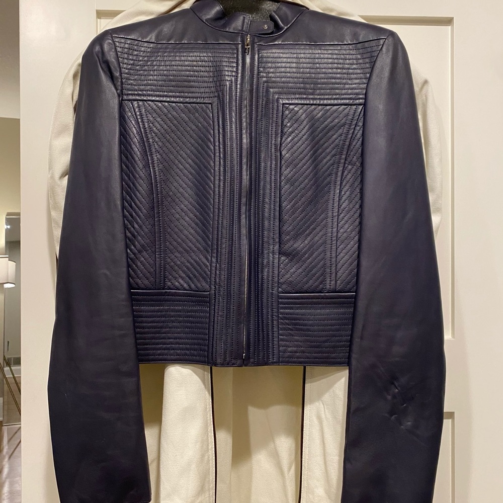 Hermès Lamb Leather jacket SIZE 34
